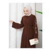 NAKŞLİ ABAYA TESETTÜR GIYIM KADIN FERACE ELBISE