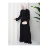 TAŞLİ ABAYA TESETTÜR GIYIM KADIN FERACE ELBISE