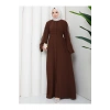 TAŞLİ ABAYA TESETTÜR GIYIM KADIN FERACE ELBISE