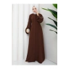 TAŞLİ ABAYA TESETTÜR GIYIM KADIN FERACE ELBISE