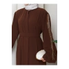 TAŞLİ ABAYA TESETTÜR GIYIM KADIN FERACE ELBISE