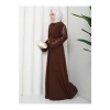 TAŞLİ ABAYA TESETTÜR GIYIM KADIN FERACE ELBISE