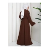 TAŞLİ ABAYA TESETTÜR GIYIM KADIN FERACE ELBISE