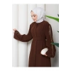 TAŞLİ ABAYA TESETTÜR GIYIM KADIN FERACE ELBISE
