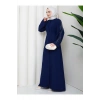 TAŞLİ ABAYA TESETTÜR GIYIM KADIN FERACE ELBISE