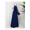 NAKŞLİ ABAYA TESETTÜR GIYIM KADIN FERACE ELBISE