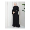 NAKŞLİ ABAYA TESETTÜR GIYIM KADIN FERACE ELBISE