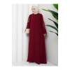 NAKŞLİ ABAYA TESETTÜR GIYIM KADIN FERACE ELBISE