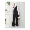 İNCİ TAŞLİ YELEK PANTOLON İKİLİ TAKIM 25088