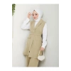 İNCİ TAŞLİ YELEK PANTOLON İKİLİ TAKIM 25088