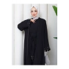KADIN FAYA İKİLİ ABAYA TULUM TAKIM İNCİLİ