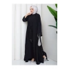 KADIN FAYA İKİLİ ABAYA TULUM TAKIM İNCİLİ