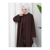 KADIN FAYA İKİLİ ABAYA TULUM TAKIM İNCİLİ