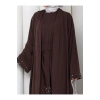 KADIN FAYA İKİLİ ABAYA TULUM TAKIM İNCİLİ