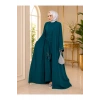 KADIN FAYA İKİLİ ABAYA TULUM TAKIM İNCİLİ