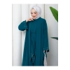 KADIN FAYA İKİLİ ABAYA TULUM TAKIM İNCİLİ