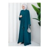 KADIN FAYA İKİLİ ABAYA TULUM TAKIM İNCİLİ