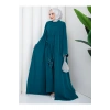 KADIN FAYA İKİLİ ABAYA TULUM TAKIM İNCİLİ