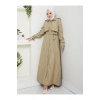 UZUN TRENCH 140 CM BOYUNDA TRENÇKOT MİNT