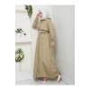 UZUN TRENCH 140 CM BOYUNDA TRENÇKOT MİNT