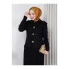 KADIN TESETTÜR DÜĞMELİ CEKETLİ ETEKLI TRİKO TAKIM