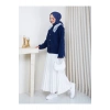 KADIN DANTEL BEBE YAKA YUMUŞACIK TRİKO HIRKA