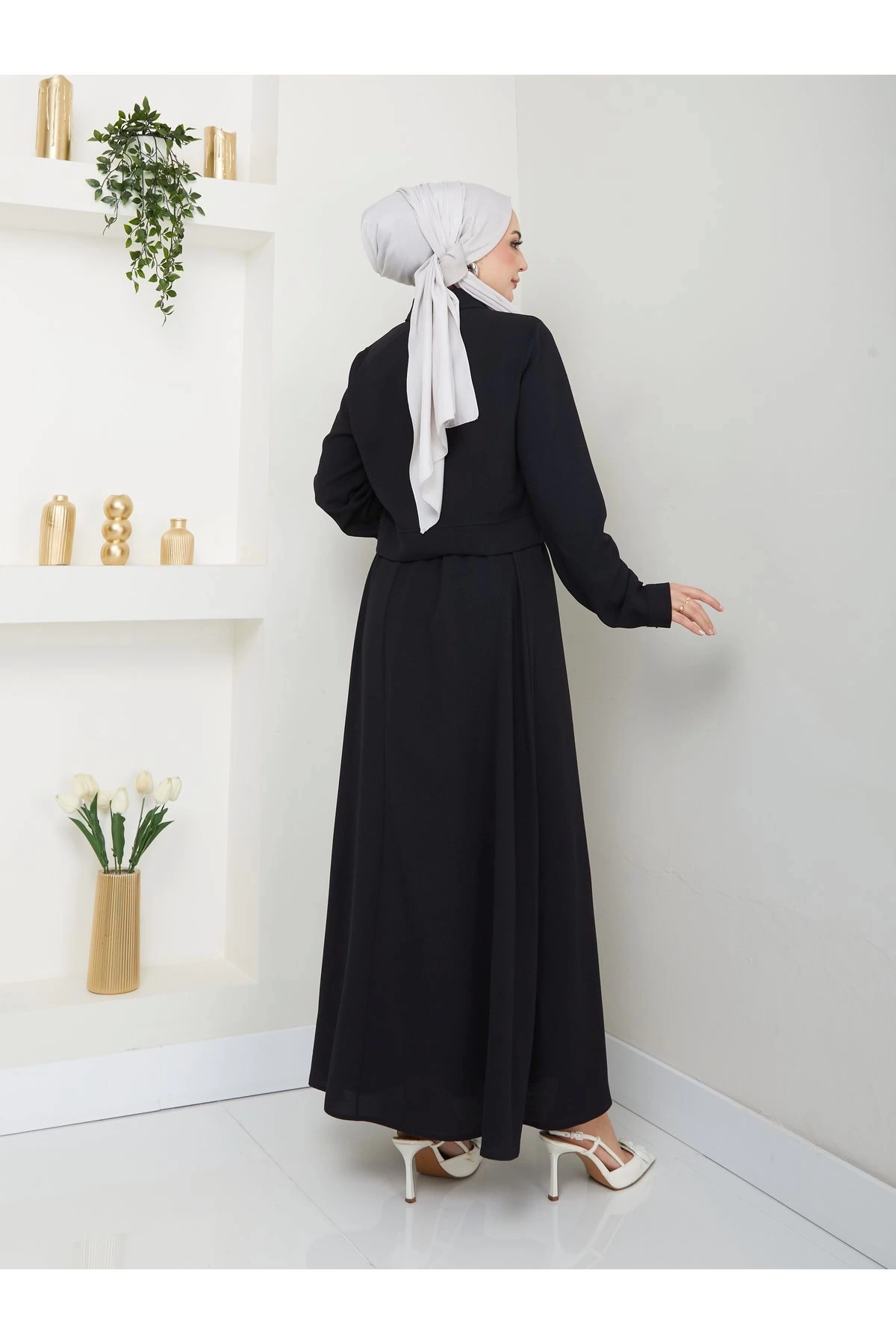 ETEKLI CEPLE FERMELI CEKETLI  TESETTÜR TAKIM SİYAH
