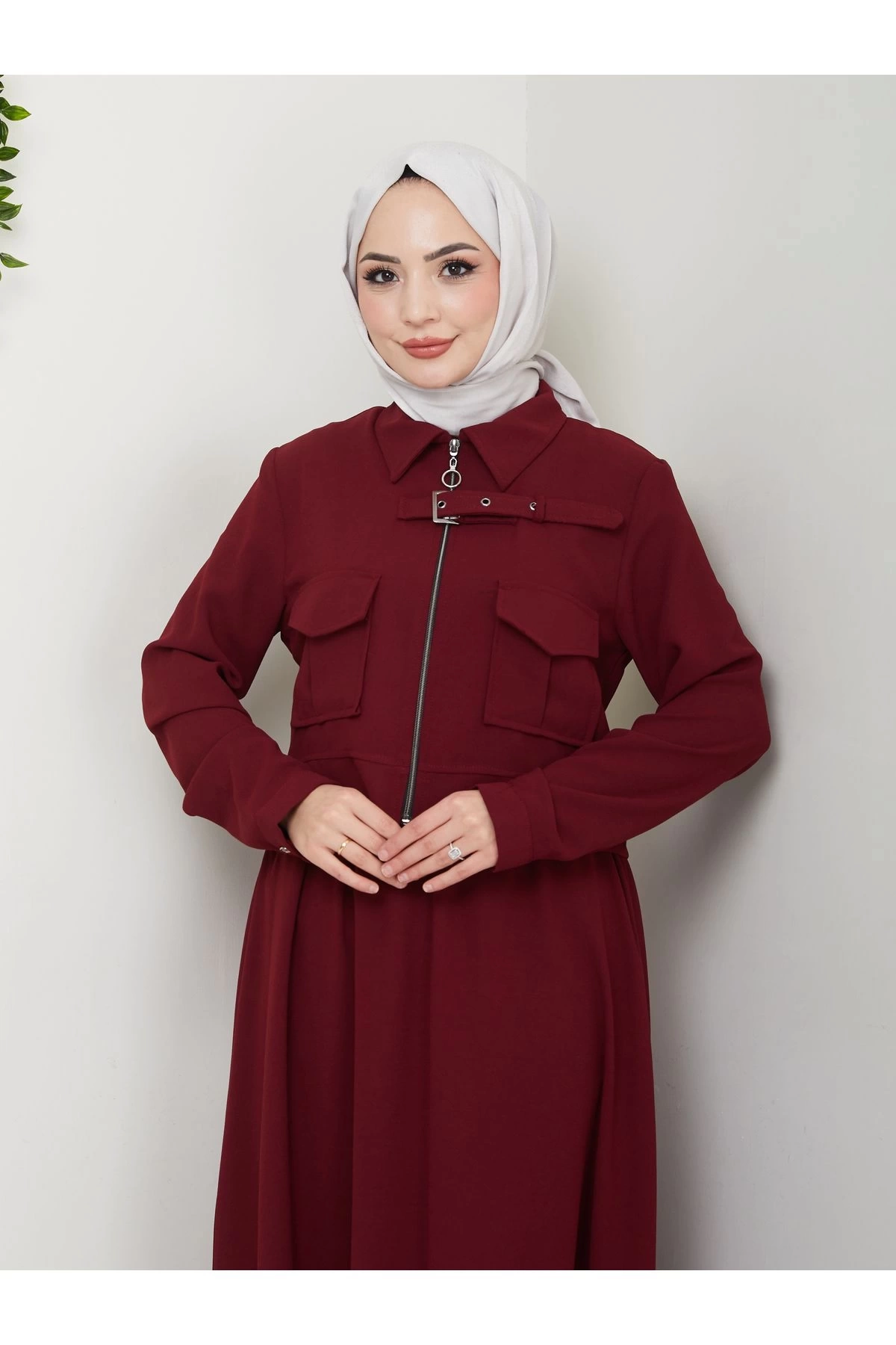 ETEKLI CEPLE FERMELI CEKETLI TESETTÜR TAKIM BORDO 765