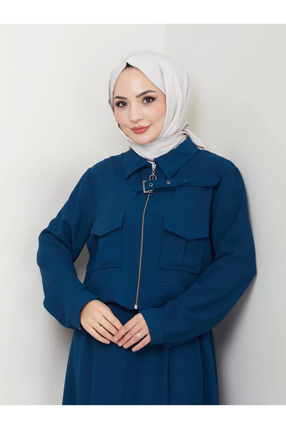 ETEKLI CEPLE FERMELI CEKETLI TESETTÜR TAKIM İNDİGO 765