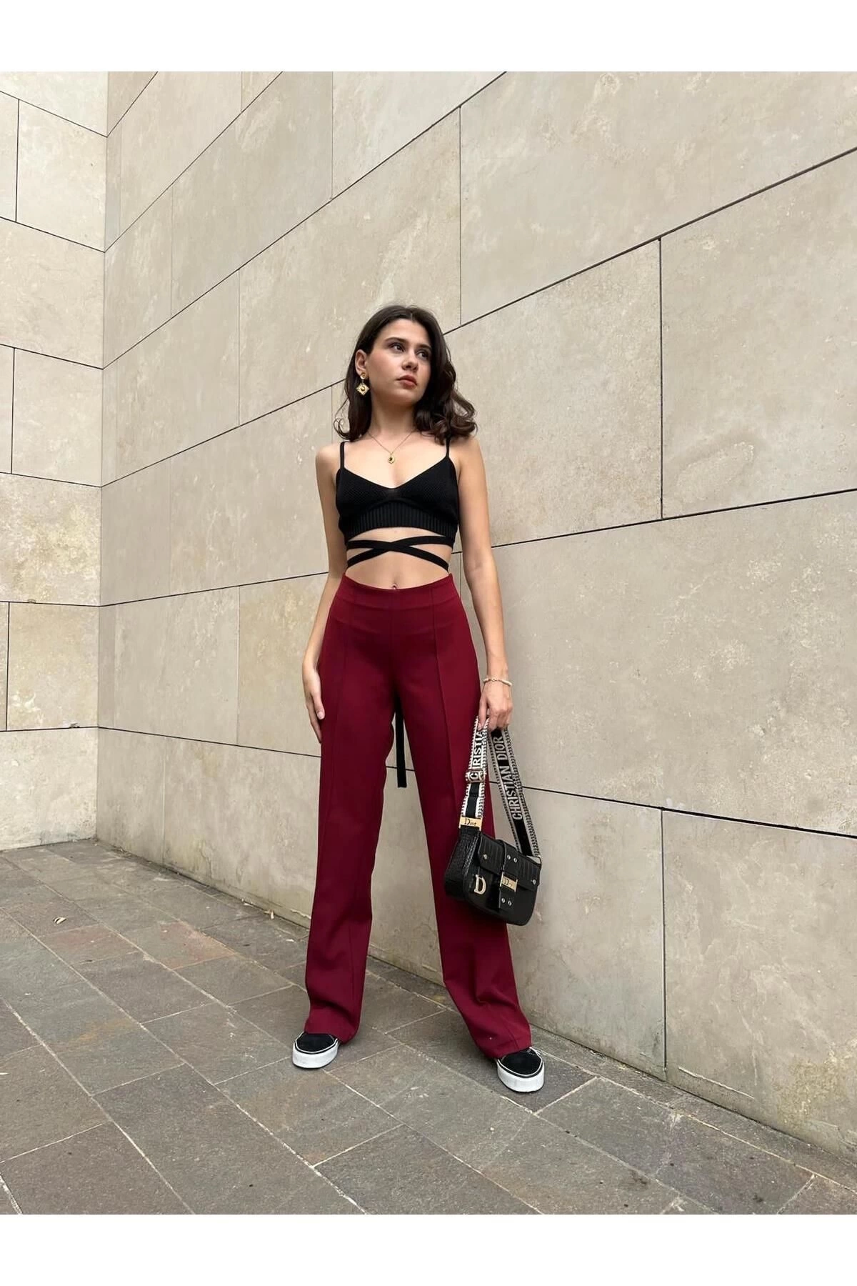 KADIN KUŞAKLI BLAZER CEKET PANTOLON TAKIM ASTARLİ