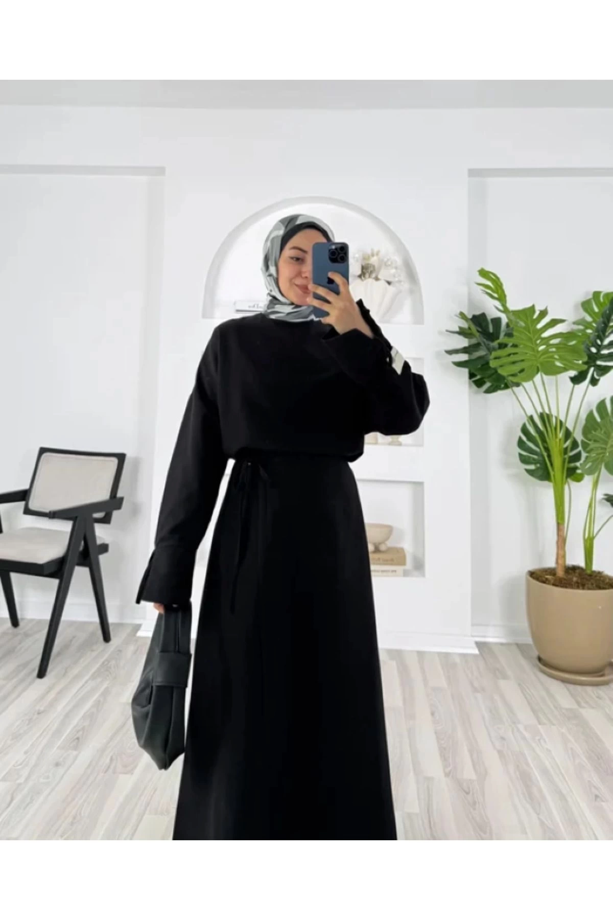 KETEN ETEKLİ TAKIM KOLLARI İPLİ TEK KOLU ETİKET DETAYLI