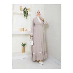 KADIN TESETTÜR ELBİSE İKİLİ ABAYA TAKIM BRJ