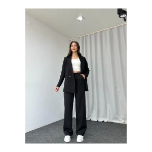 KADIN OVERSİZE CEKET PANTOLON TAKIM ASTARLİ