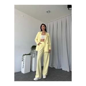 KADIN OVERSİZE CEKET PANTOLON TAKIM ASTARLİ