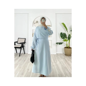 KETEN ETEKLİ TAKIM KOLLARI İPLİ TEK KOLU ETİKET DETAYLI