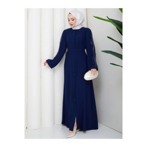 TAŞLİ ABAYA TESETTÜR GIYIM KADIN FERACE ELBISE