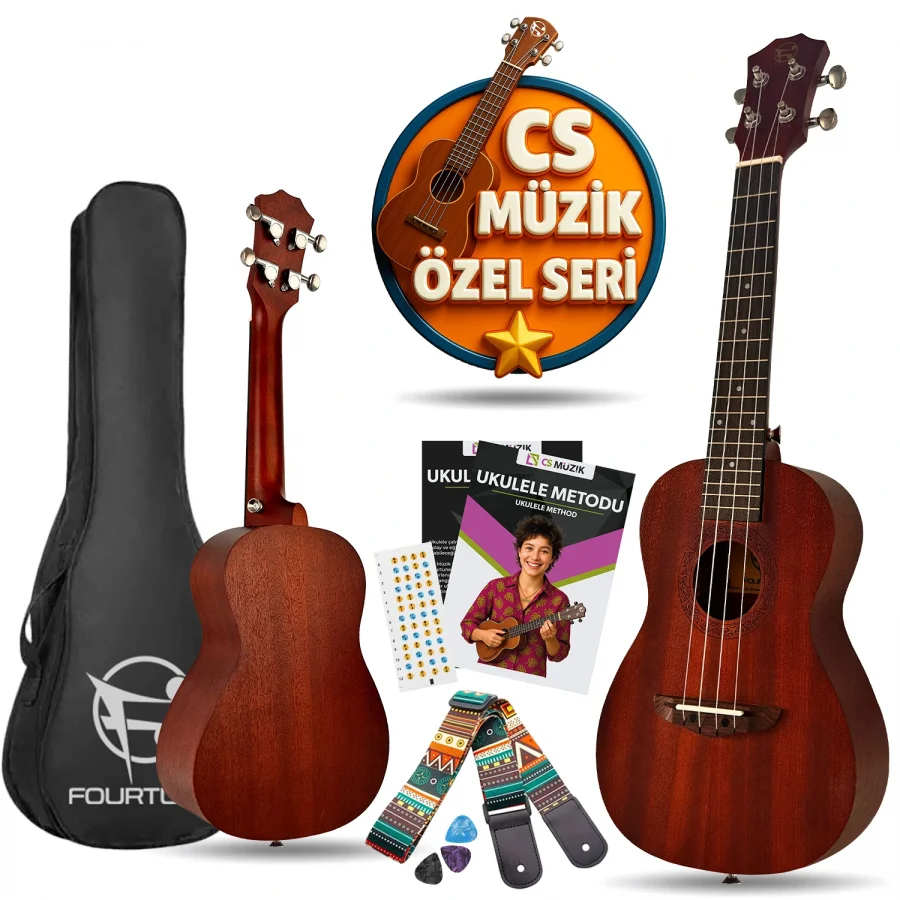 Fourtune Raya UKC-23MN Concert Ukulele Maun Hakiki Ağaç (ÖZEL SERİ)