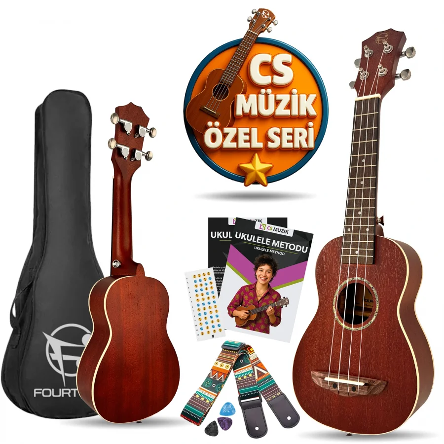 Fourtune Sydra UKS-21MN Soprano Ukulele Maun Hakiki Ağaç