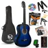 Fourtune Luca C-180BL Mavi Klasik Gitar Seti 4/4 Sap Ayarlı