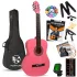 Fourtune Luca C-180PK Pembe Klasik Gitar Seti 4/4 Sap Ayarlı