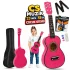 Fourtune Loki T-80PK 6 Telli Pembe Çocuk Gitarı Gerçek Ağaç