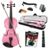 Fourtune Dante VL-200PK 4/4 Akustik Pembe Keman Seti (Tam Boy)