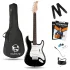 Fourtune Atlas EG-1000WB Gül Klavye Strat Kasa SSS Siyah-Beyaz Elektro Gitar Seti