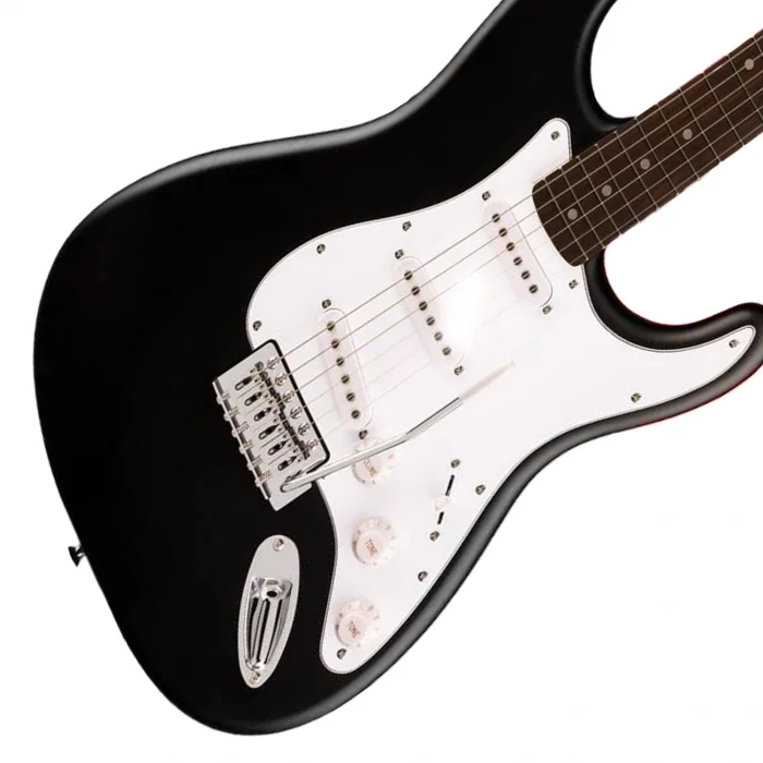 Fourtune Atlas EG-1000WB Gül Klavye Strat Kasa SSS Elektro Gitar Seti (Siyah Beyaz)