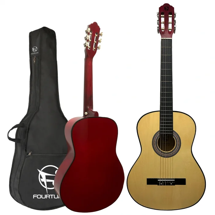Fourtune Luca C-180NT Naturel Klasik Gitar Seti 4/4 Sap Ayarlı