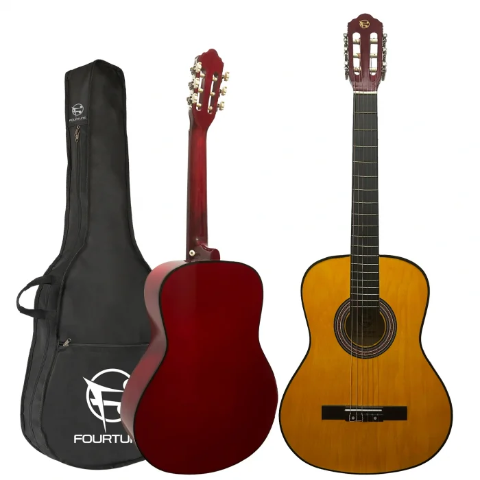 Fourtune Luca C-180OR Turuncu Klasik Gitar Seti 4/4 Sap Ayarlı