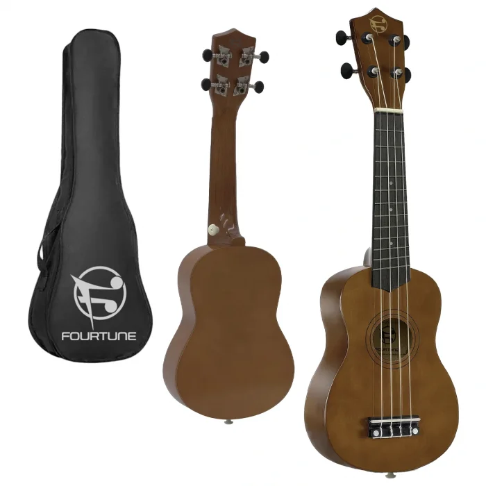 Fourtune Nova UKS-21MN Gül Ağacı Maun Soprano Ukulele Seti