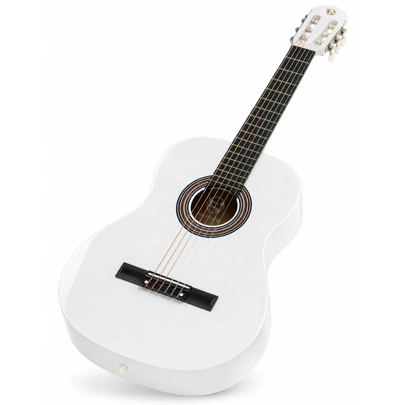 Fourtune Luca C-180WH Beyaz Klasik Gitar Seti 4/4 Sap Ayarlı