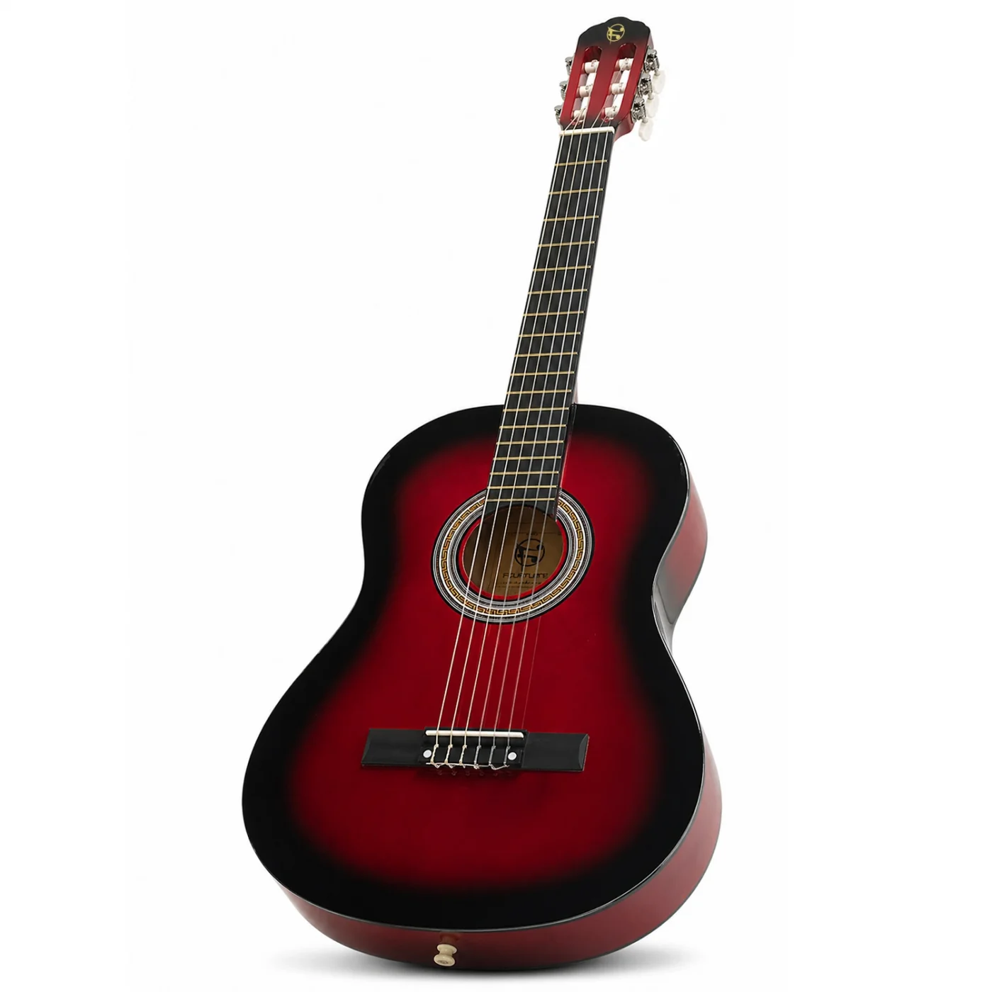 Fourtune Luca C-180RD Kırmızı Klasik Gitar Seti 4/4 Sap Ayarlı