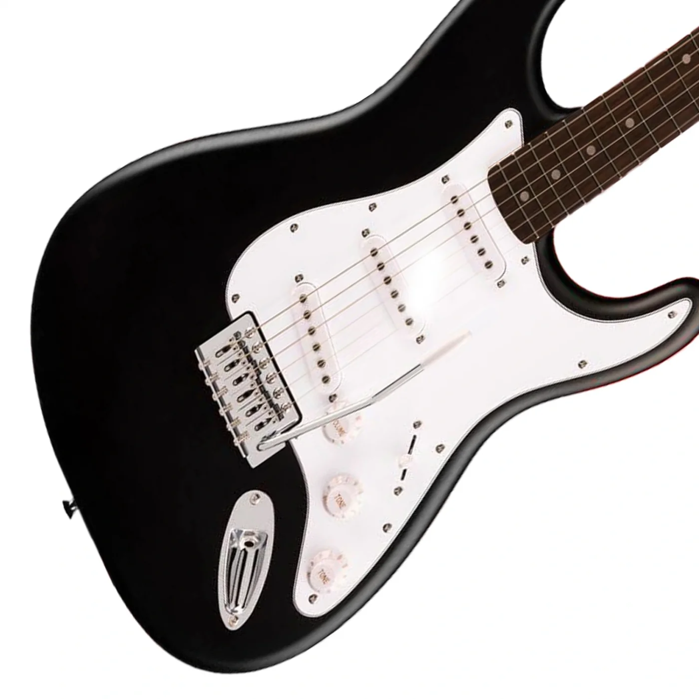 Fourtune Atlas EG-1000WB Gül Klavye Strat Kasa SSS Siyah-Beyaz Elektro Gitar Seti